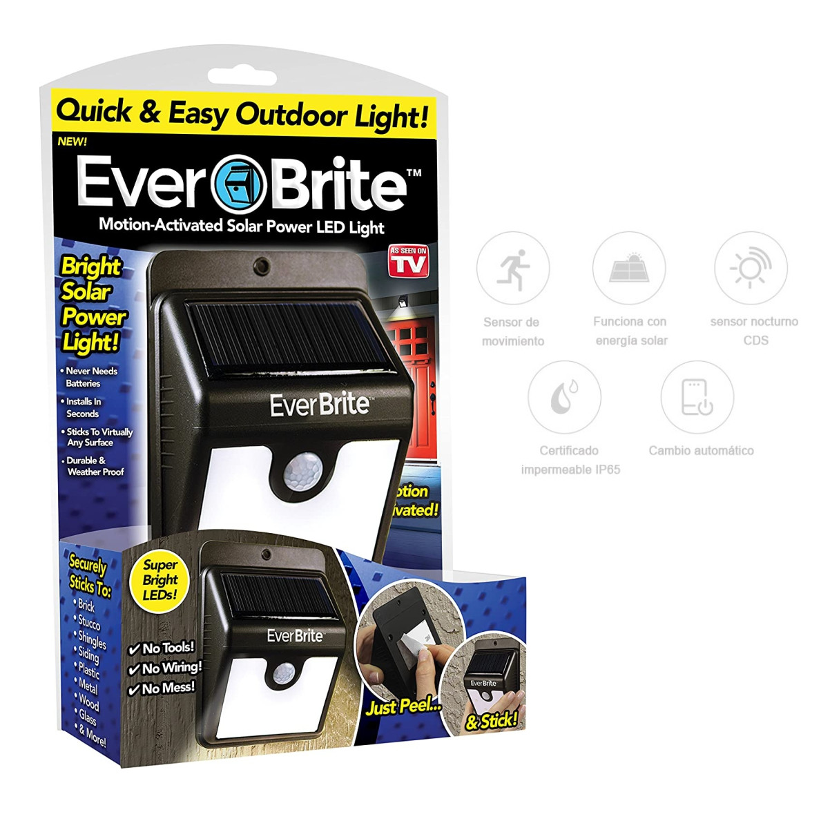 Miniatura 3 de Luz Led Exterior Solar Sensor Movimiento